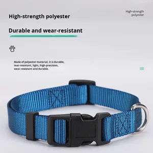 <span class=keywords><strong>Collar</strong></span> para Mascotas con Cintas de Poliéster Simples de Cuatro Estaciones, Diseño Sólido, para Perros Pequeños, Ecológico, de Uso Universal - Product Image 2