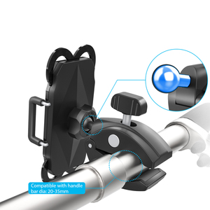 Chống rung Xe đạp điện thoại núi vận chuyển người giữ điện thoại xe máy tay lái di động đứng cho 4.7 "-6.8" điện thoại trên máy chạy bộ xe tay ga - Product Image 4