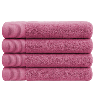 Serviette de bain 100% coton, couleur unie, 500gsm-800gsm, haute qualité, écologique, ensemble de serviettes de luxe pour hôtel, séchage rapide, absorbante, douce - Product Image 1