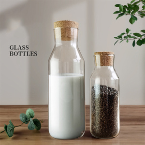 <span class=keywords><strong>Carafe</strong></span> à eau <span class=keywords><strong>en</strong></span> <span class=keywords><strong>verre</strong></span> pour thé glacé citron sans goutte <span class=keywords><strong>avec</strong></span> couvercle <span class=keywords><strong>en</strong></span> <span class=keywords><strong>liège</strong></span> - Product Image 4