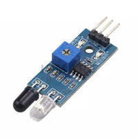IR modul Sensor penghindar halangan inframerah untuk kit Diy Robot mobil pintar fotoelektrik reflektif 3pin