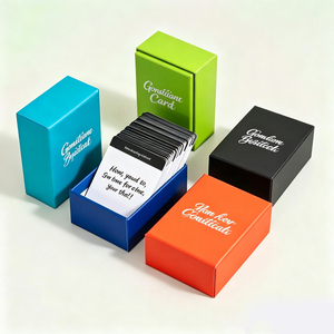 Cartes de motivation personnalisées « Je suis aimée par moi-même » avec support en bois et boîte de rangement rigide – Cartes d'affirmation pour adultes - Product Image 4