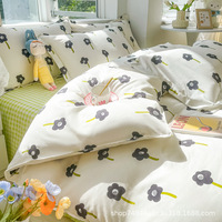 Vente en gros 100% coton drap de lit coloré pour hôtel aide au sommeil plantes/plantes/fleurs design ensembles de couette literie de luxe