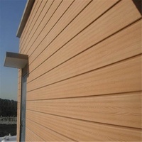 Panneau de revêtement extérieur WPC populaire en France, imperméable, grain de bois, anti-moisissure pour l'extérieur, installation facile, planche de façade Wpc
