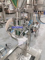 Machine de remplissage à vis sans fin pour farine protéinée 15 kg, machine de remplissage de poudre alimentaire pour maïs 5 kg, ensacheuse form-fill, doseur de détergent