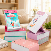 Calendrier de bureau quotidien personnalisé à feuillets détachables 365 pages, calendrier de table imprimé artistique, calendrier de bureau sur pied pour cadeau d'affaires