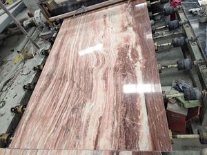 Lastra di Marmo Rosso Multicolore con Venature Bianche, Grigie e Verdi, per Pareti Decorative e Pavimenti di Lusso - Product Image 3