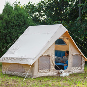 Mới nhất 6.3 mét vuông mới nhất thiết kế <span class=keywords><strong>Inflatable</strong></span> không khí ngoài trời cắm trại cabin lều - Product Image 1