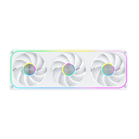 Ventilador ARGB Integrado AntarcChill Global Export de 360 mm, Certificado CE, RoHS, FCC, Ventilador PWM Enlazable de 120 mm para Venta al Por Mayor