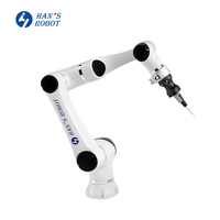 Robot collaboratif Hans : Bras robotique pour palettisation, charge utile 5 kg, portée 800 mm, 6 degrés de liberté, composants PLC, alliage d'aluminium haute performance