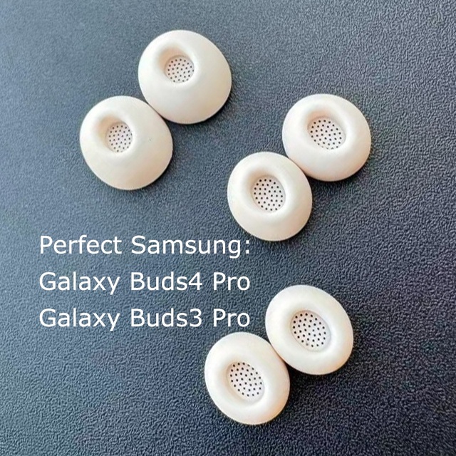 For Samsung Galaxy Buds4 Buds3 Pro Ear Tips Dust Mesh Cover Eartip for Galaxy Earbuds SM-R630 SM-R640 Silicone Rubber Ear Tips