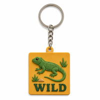 Llavero de PVC Suave con Logotipo Personalizado, Anillo de Goma 3D, Regalo Promocional, Souvenir para Pedidos al por Mayor, Accesorios para Mochilas