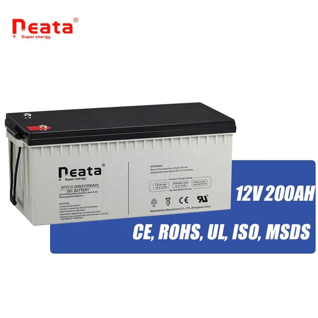 12V 100ah 200ah Solar Battery AGM Rechargeable Storage Battery for Solar Panel Wind Water Energy System 120Ah 150Ah 250Ah
