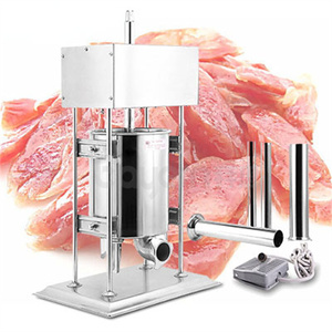 Machine à saucisses automatique 10L 15L 30L en acier inoxydable, poussoir à saucisses électrique, machine à remplir les saucisses, le jambon et le salami - Product Image 1