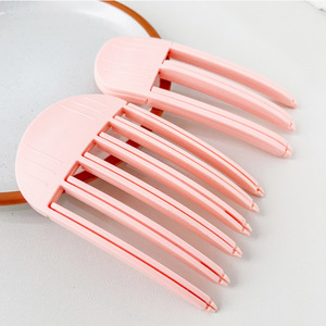 Grandes pinces à griffes plates pour femmes <span class=keywords><strong>Barrettes</strong></span> à glissière latérale française pour <span class=keywords><strong>cheveux</strong></span> <span class=keywords><strong>fins</strong></span> Rectangle accessoires de <span class=keywords><strong>cheveux</strong></span> d'alligator - Product Image 4