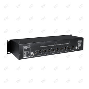 ระบบไมโครโฟนไร้สาย UHF รุ่น DA-8028 8CH, ไมโครโฟนมือถือ 8 ตัว, สัญญาณเสถียรป้องกันการรบกวน สำหรับคาราโอเกะ เวที งานแต่งงาน โบสถ์ และงานประชุม - Product Image 6