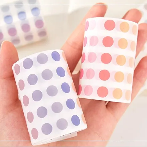 Ленты в горошек-Многофункциональные яркие цветные ленты отлично подходят для декоративного искусства «сделай сам»