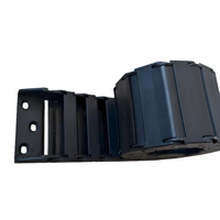 Cadenas de cables de plástico de extremo abierto para máquina herramienta de enrutador CNC para cadena de arrastre con conectores de extremo portador de cables