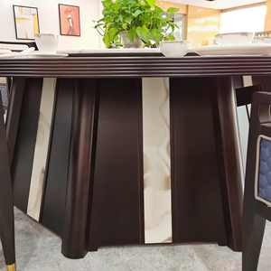 <span class=keywords><strong>Table</strong></span> de salle à manger électrique automatique rotative en marbre de <span class=keywords><strong>3</strong></span> mètres, réglable, pour hôtels et restaurants, assemblée - Product Image 4