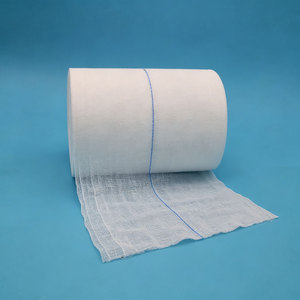 Rotolo di Garza Chirurgica Sterile Idrofila in <span class=keywords><strong>Cotone</strong></span> Medicale con Linea Radiogena Certificata CE per Vendita all'Ingrosso per Ospedali - Product Image 2