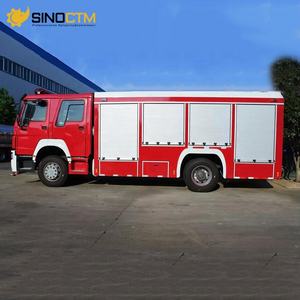 Camion-citerne à eau diesel Sinotruk Howo 290HP 4x2 8cbm d'<span class=keywords><strong>occasion</strong></span> ou neuf pour la lutte contre les incendies industriels - Product Image 4