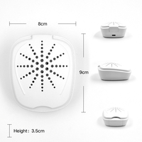 Stérilisateur et sécheur UV-C LED pour aides auditives, boîte de séchage électronique avec déshumidificateur et chargement USB pour implants cochléaires et écouteurs