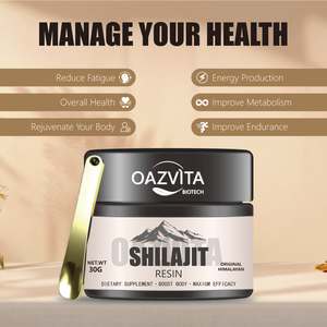 Résine de Shilajit de l'Himalaya biologique pure 30g 50g Shilajit de marque privée de supplément pour adulte en provenance d'Inde - Product Image 6