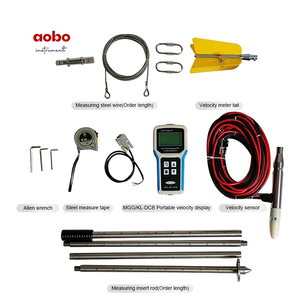 Đồng hồ đo lưu lượng nước kỹ thuật số cầm tay với màn hình LCD đo tốc độ tùy chỉnh tùy chọn OEM cho đo lưu lượng Sông - Product Image 2