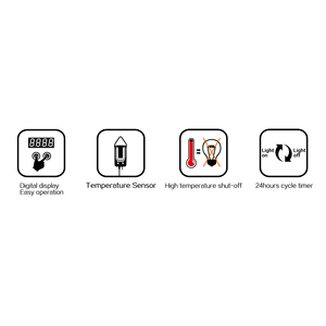 Contrôleur de lumière de culture à minuterie de recyclage pour <span class=keywords><strong>serre</strong></span> intérieure hydroponique - Product Image 4