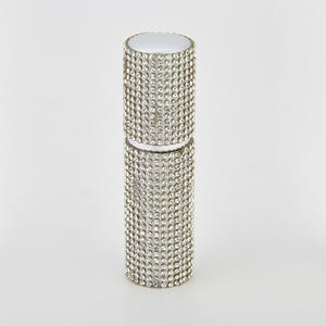 Botella de Perfume de Aluminio de 10 ml Decorada con Diamantes de Imitación, Diseño Creativo, Envase Recargable para Líquidos Cosméticos, Regalo - Product Image 4