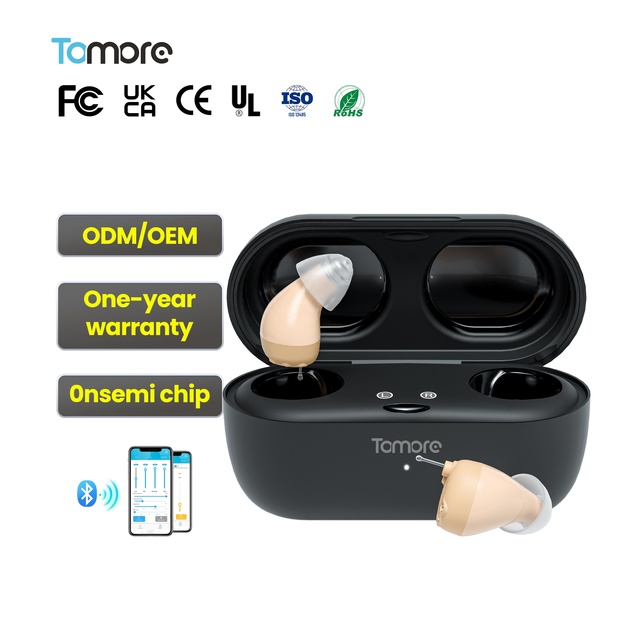 Invisible Mini CIC Hearing Aid Wireless High Quality Medical Grade Audifonos for Adult