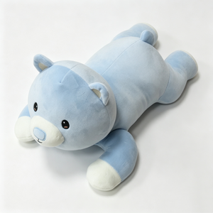 Oso de Peluche Azul Personalizado, Peluche de Oso Teddy, Almohada de Peluche para Bebés de 0 a 24 Meses, para Fiestas - Product Image 2