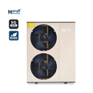 Bomba de calor de fuente de aire monobloque de red inteligente híbrida 10kw a 20kw R32 ERP A +++ CE WiFi HVAC DC inversor con certificación SGS