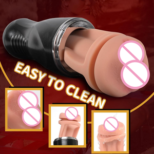 2 in 1 erkek Masturbator fincan gerçekçi vajina cep kedi Penis eğitim Men tor erkek Stroker yetişkin seks oyuncakları erkekler için - Product Image 5