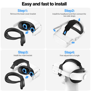 Pour <span class=keywords><strong>Meta</strong></span> for <span class=keywords><strong>Quest</strong></span> <span class=keywords><strong>2</strong></span> VR Headset Accessoires Nouveau Design Shell Case Améliore Virtual World Gaming Experience Comprend Color Box - Product Image 2