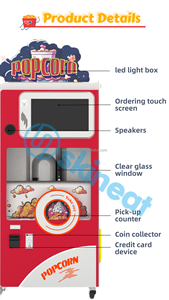 22.Popular <span class=keywords><strong>máquina</strong></span> expendedora <span class=keywords><strong>de</strong></span> negocios inteligente <span class=keywords><strong>máquina</strong></span> automática <span class=keywords><strong>de</strong></span> <span class=keywords><strong>palomitas</strong></span> <span class=keywords><strong>de</strong></span> maíz <span class=keywords><strong>máquina</strong></span> expendedora robot <span class=keywords><strong>para</strong></span> Centro Comercial - Product Image 5