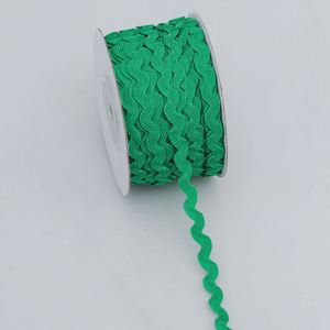 Ruban en polypropylène gaufré double face populaire et durable de 5 mm pour la couture et la finition des boîtes cadeaux de Noël, 25 m/rouleau, tendance - Product Image 3