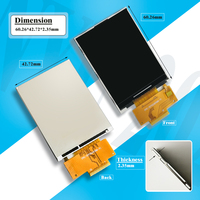 Layar Sentuh TFT 2.4 inci TFT Spi Lcd 240*320 Warna RGB NV3030A ST7789 18pin 20pin 24pin Lcd Peralatan Rumah Tangga 2.4 TFT IPS Display