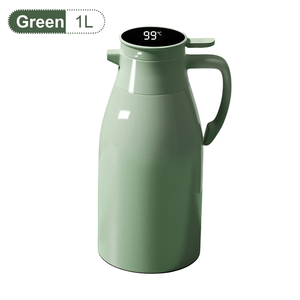 Bouteille isotherme 1L avec revêtement en verre, grande capacité, pour cuisine, bouilloire thermique domestique, affichage numérique, café - Product Image 2