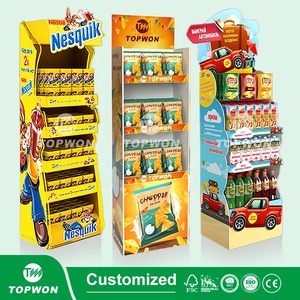 Estante de cartón personalizado para aperitivos, expositor Pop Up de cartón promocional, Pos - Product Image 5