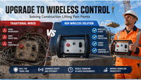Control Remoto Inalámbrico Proporcional de 1 Botón, DC 12V 24V 433MHz, Grúa Montada en Camión de Alta Calidad con Función Impermeable