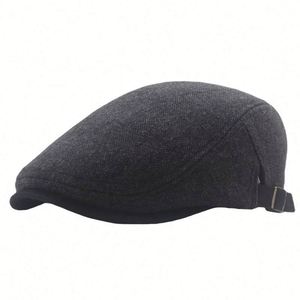 Nouveau Béret Classique Rayé à Chevrons avec Doublure Polaire – Chapeau d'Hiver Chaud et Tendance - Product Image 3