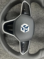 Maßgefertigtes Aufgerüstetes Leder-Lenkrad für Volkswagen VW Polo Golf R 6 7 8 MK6 MK7 GTi Passat B7 B8 Jetta