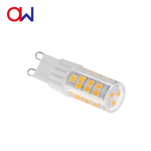 หลอดไฟ LED G9 4W Smd 2835 แสงแบบข้าวโพด ปรับความสว่างได้ 450-500LM ฐานเซรามิก AC 120V สำหรับใช้ภายในอาคาร ตกแต่งโคมระย้า - Product Image 3
