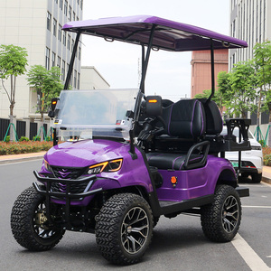 Nouvelle arrivée : voiturette de golf électrique 4 places, voiturette de golf classique, <span class=keywords><strong>batterie</strong></span> lithium 48 <span class=keywords><strong>volts</strong></span>, voiturette de golf électrique - Product Image 1