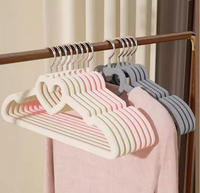 Cintres en tissu perlé en gros, cintres à vêtements économiques, best-sellers pour les magasins de vêtements
