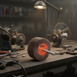 Disco Abrasivo de Láminas Ttake 100x30 mm, Grano 60, Eje de 6 mm para Pulir Metal - Product Image 3