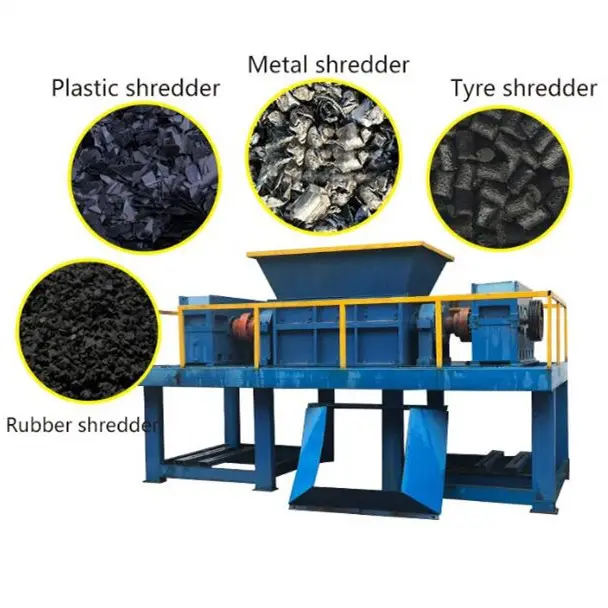 Dete 100-3000kg/h Waste Ton Jumbo PP Woven Bag Recycle Plastic Shredder Machine