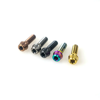 Boulons en titane à tête bombée M6 M8X25mm M5 ODM/OEM, acier Gr5, norme DIN