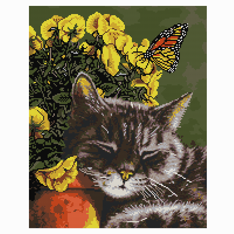 Оптовая продажа с фабрики, инструмент для вышивки крестиком, наборы для вышивки, Набор для творчества, вышивка, печатные непечатные узоры из Аиды